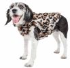 Pet Life Luxe 'Lab-Pard' Dazzling Leopard Patterned Mink Fur Dog Coat Jacket - Large