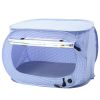 Pet Life "Enterlude" Electronic Heating Lightweight and Collapsible Pet Tent - Blue