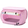 Pet Life "Enterlude" Electronic Heating Lightweight and Collapsible Pet Tent - Pink