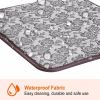 Pet Heating Pad Dog Cat Electric Heating Mat Waterproof Adjustable Warming Blanket with Chew Resistant Steel Cord Case - as picture