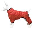 Pet Life 'Aura-Vent' Lightweight 4-Season Stretch and Quick-Dry Full Body Dog Jacket - Red - Small