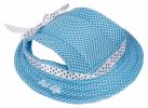 Pet Life 'Sea Spot Sun' Uv Protectant Adjustable Fashion Mesh Brimmed Dog Hat Cap - Blue - Large