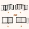 Dog Crate 47.2" Dog Kennel for Small Medium Dogs, Puppy Dog Playpen with Top, Pet Cage, Indoor, Black.47.2"L x 22"W x 24"H. - as picture