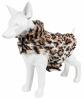 Pet Life Luxe 'Lab-Pard' Dazzling Leopard Patterned Mink Fur Dog Coat Jacket - X-Small