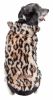 Pet Life Luxe 'Lab-Pard' Dazzling Leopard Patterned Mink Fur Dog Coat Jacket - X-Small