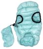 Pet Life 'Pursuit' Quilted Ultra-Plush Thermal Dog Jacket - Aqua - Small