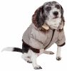Metallic Fashion Pet Parka Coat - X-Large