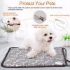 Pet Heating Pad Dog Cat Electric Heating Mat Waterproof Adjustable Warming Blanket with Chew Resistant Steel Cord Case - as picture