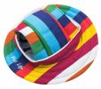 Pet Life 'Colorfur' Uv Protectant Adjustable Fashion Canopy Brimmed Dog Hat Cap - Medium